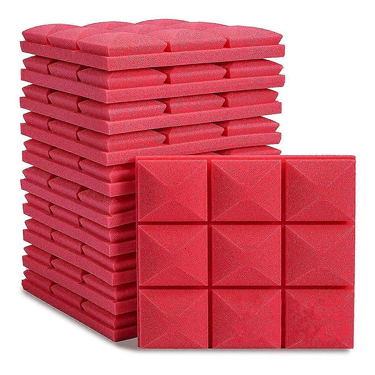 12PCS Acoustic Foam Panels Soundproof Foam Wall Panels Studio Sound Proof Foam Soundproofing Wall K