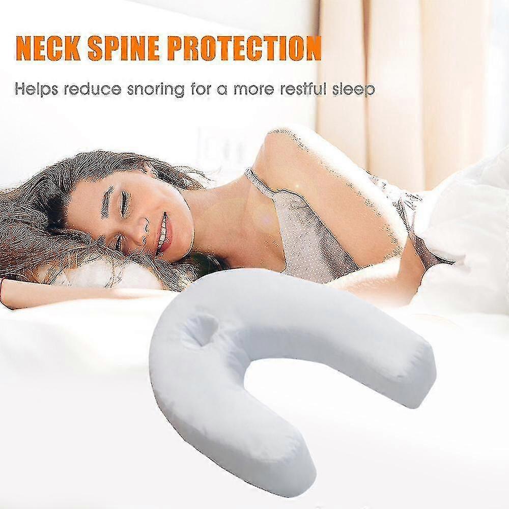 U-shaped Side Sleeper Pro Air Neck & Back Pillow Therapeutic Solid Pillows Care