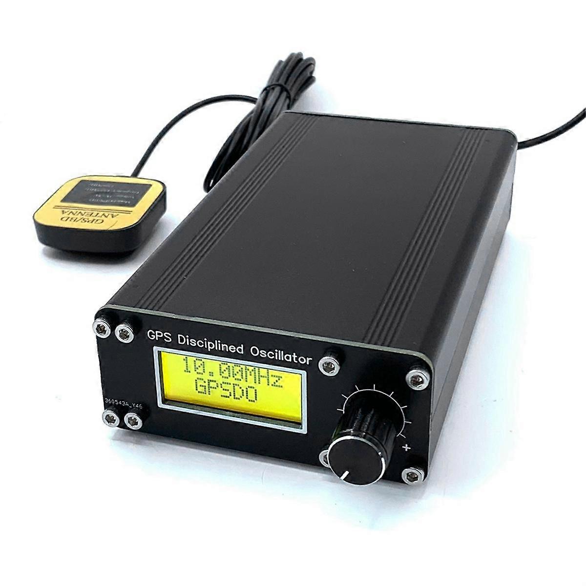 GPSDO GPS Tamed Thermostatic Crystal Oscillator GPS Tamed Clock 10MHz Signal Source Positioning Dis