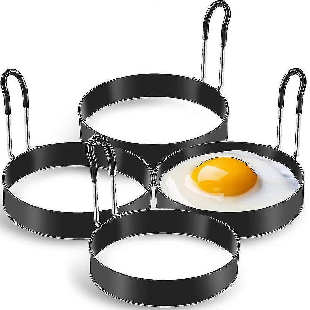 4 Pack Egg Cooking Rings, Pancake Mold Compatible With Frying Eggs And Omelet