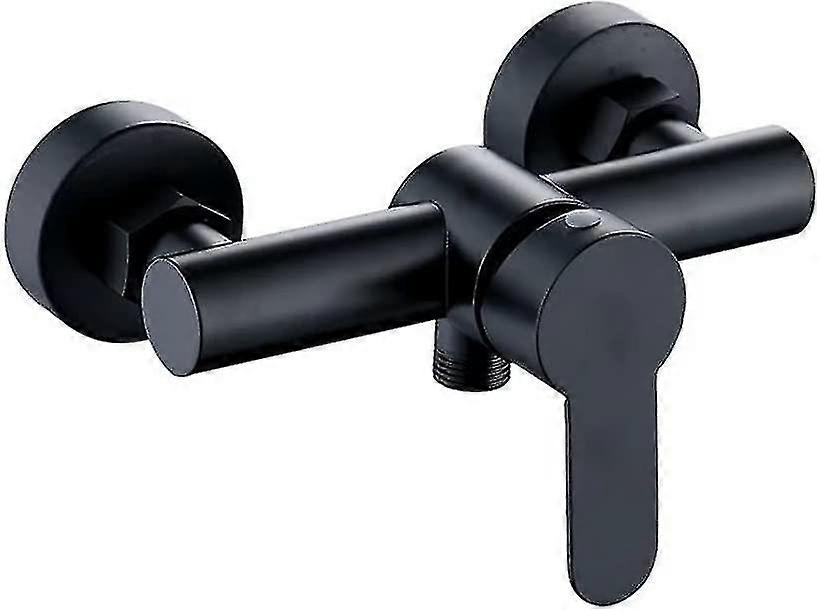 Single Lever Bathtub-shower Mixer Bath Tap Set Shower Faucets Bathroom Faucet Integrated Check Valve Black Hot And Cold Water Mixer Valve