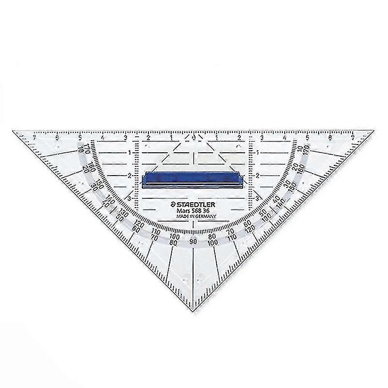Geometric Drawing Triangular Plate
