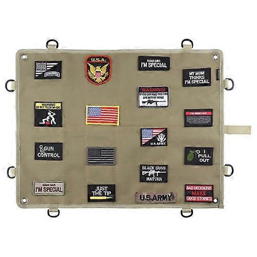 KOSIBATE CL-126 Hook and Loop Fastener Badge Storage Board with Hook