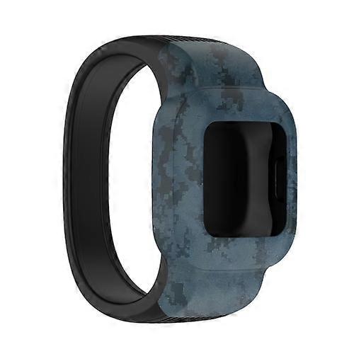 For Garmin Vivofit JR3 No Buckle Silicone Printing Watch Band