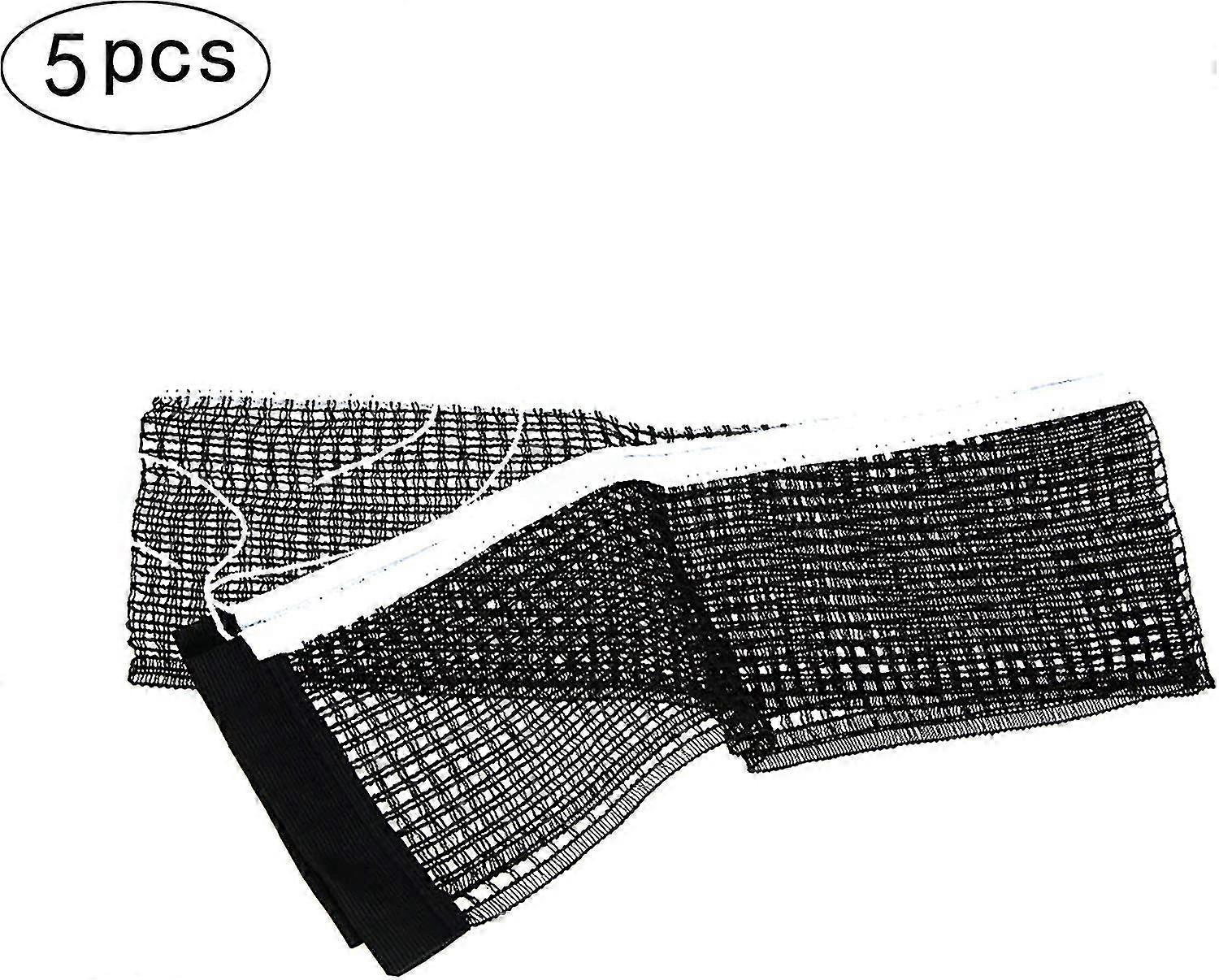 5個入り プロフェッショナル卓球ネット ゲーム専用卓球ネット シングルネット スタンドなし ナイロンネット/交換用アクセサリー ピンポン用 180*14cm