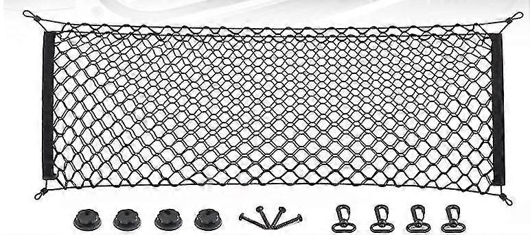 Upgraded Double-layer Trunk Cargo Net,car Rear Cargo Net Universal Mesh Cargo Organizer