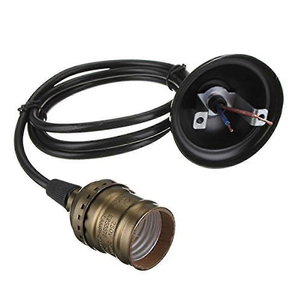 Vinta Lamp Socket H E27 Screw Bulbs -suitable For Bare Bulb With Wire No Swi