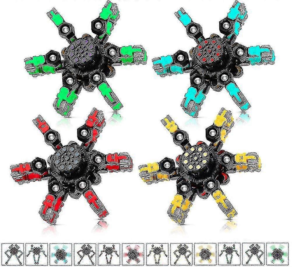 Fingertip Spinning Toy, Sensory Fidget Spinner Toy, Moldable Mechanical Fingertip Spinning