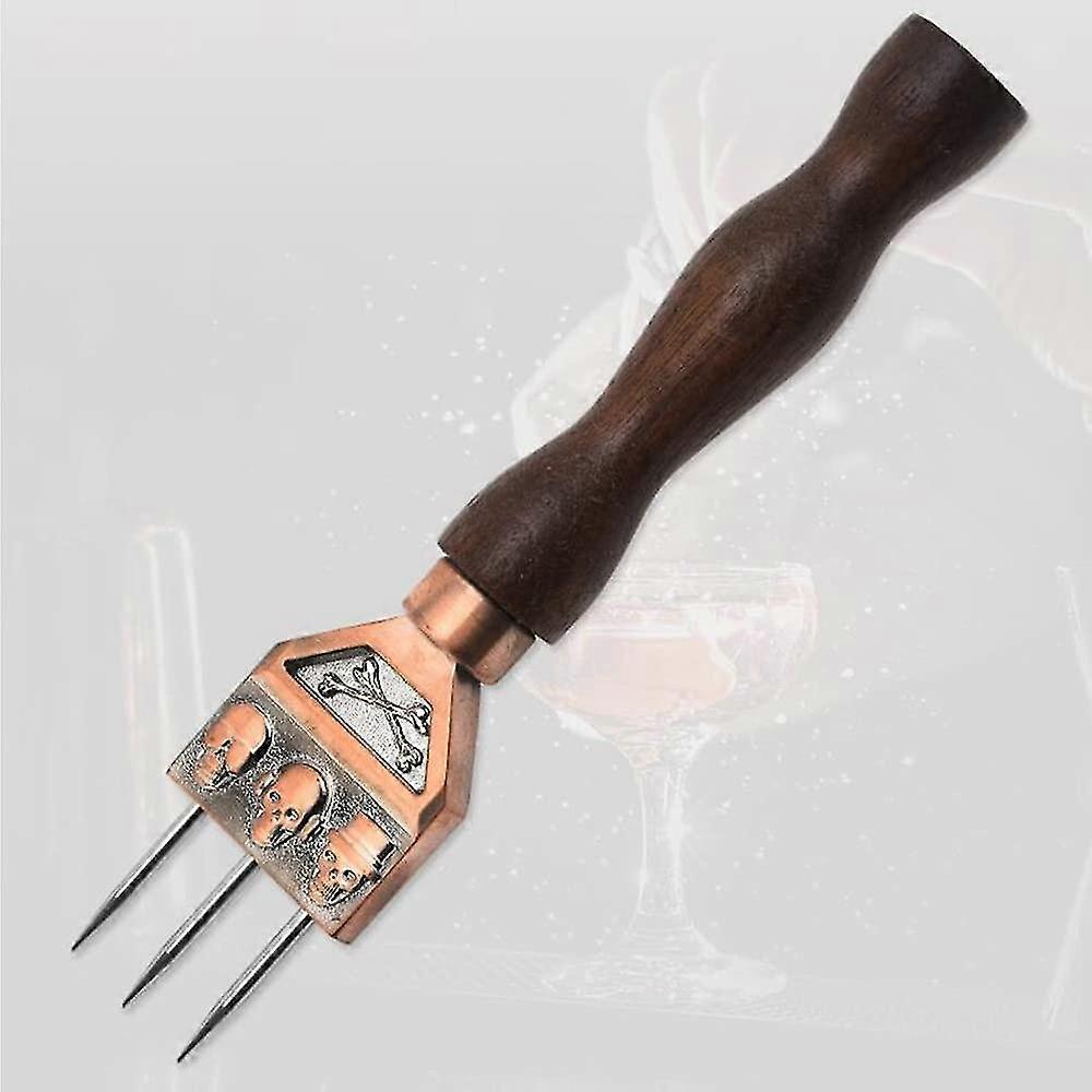 Ice Picks Stainless Steel Ice Crusher Japanese Style Ice Chipper Hammer Bar Ice Carving Tools With Solid Wood Handle For Kitchen Bar Restaurant