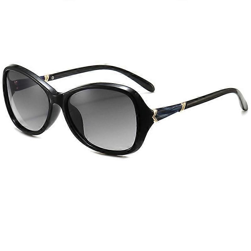 Oversized Square Fashion Sonnenbrille - Polarisierte Sonnenbrille mit Farbverlauf