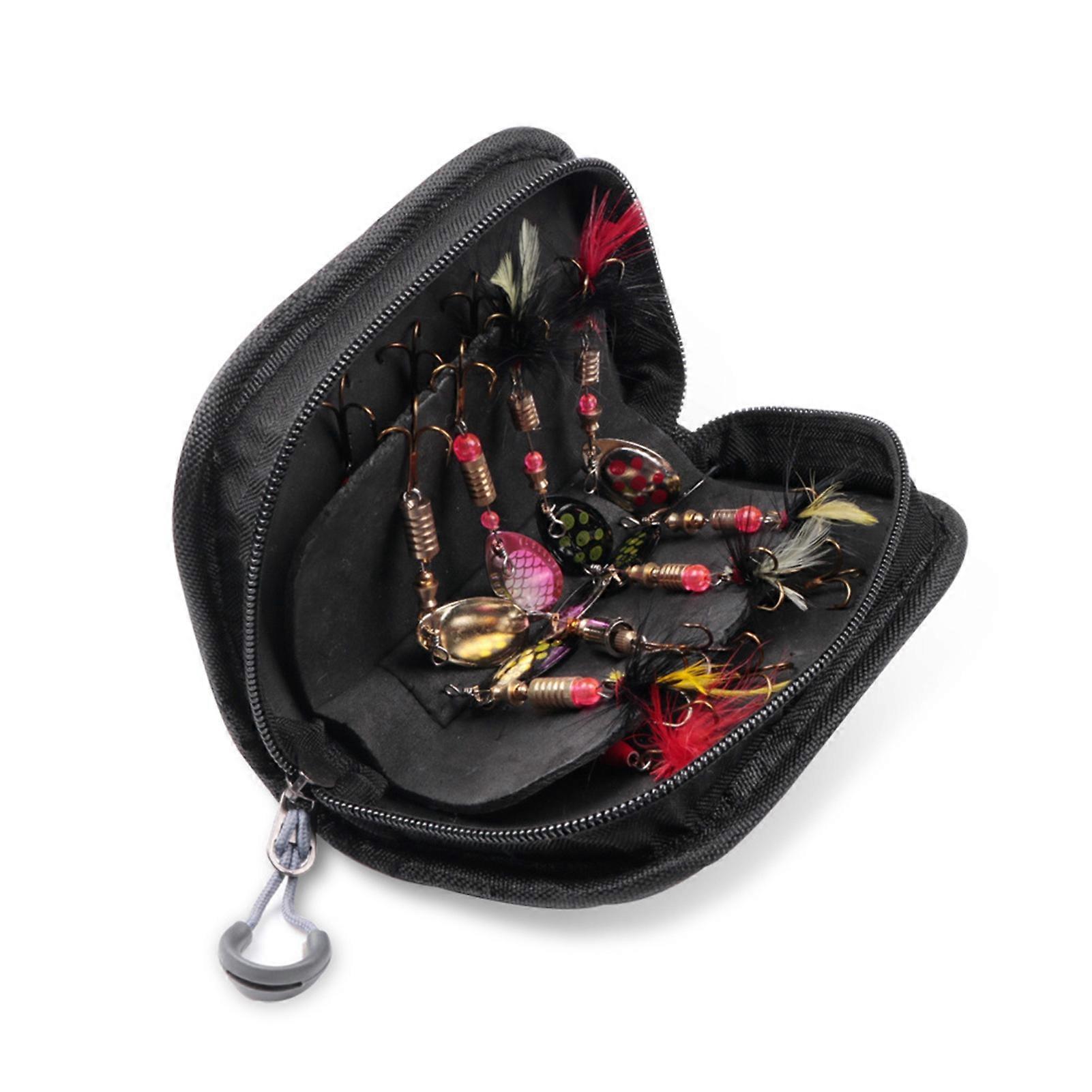 Kaesi 16Pcs Metal Artificial Fishing Spinner Baits Lures Kits with Rotating Sequins