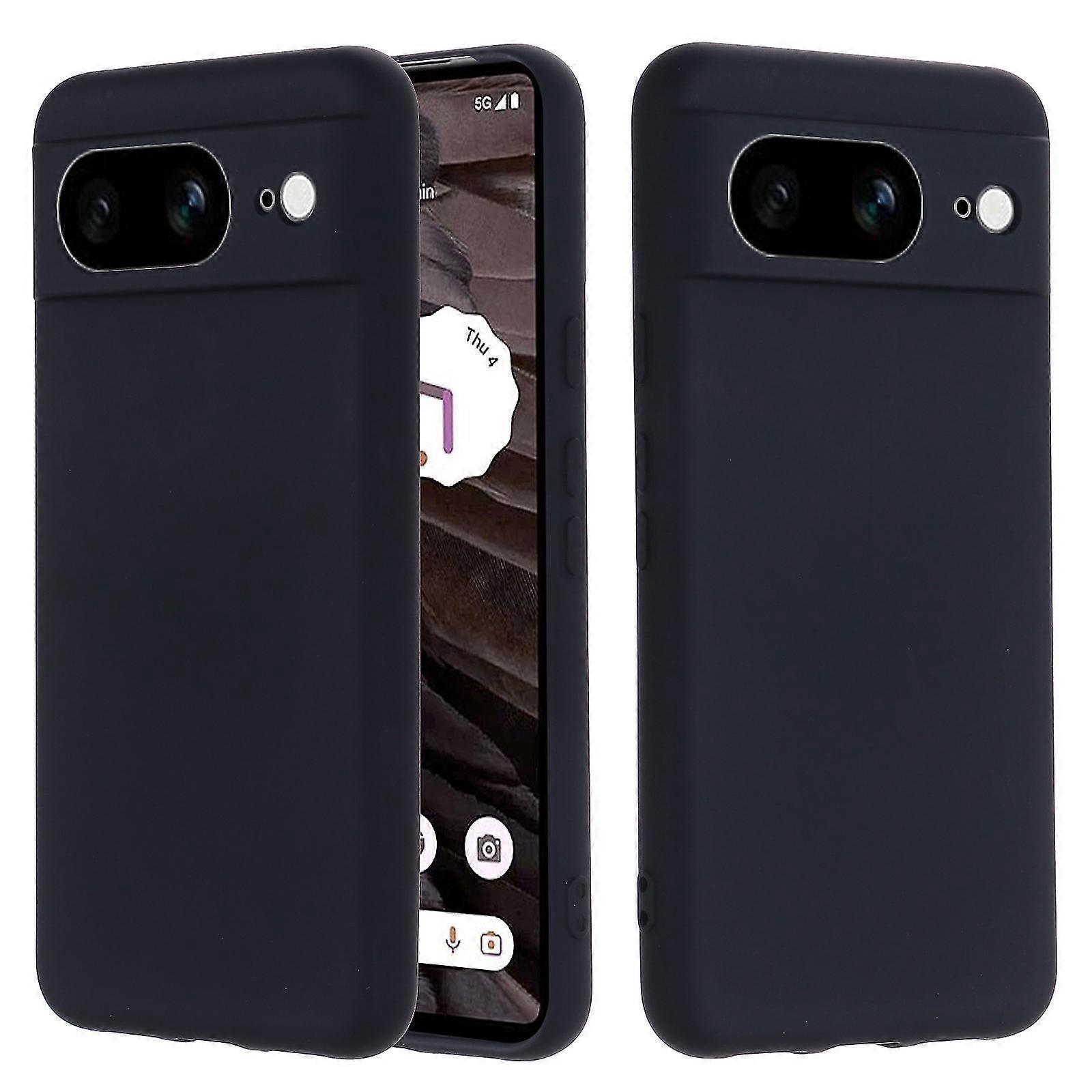 Funda compatible con Google Pixel 8 Pro/pixel 8, funda protectora de silicona líquida de alta calidad, forro de microfibra suave