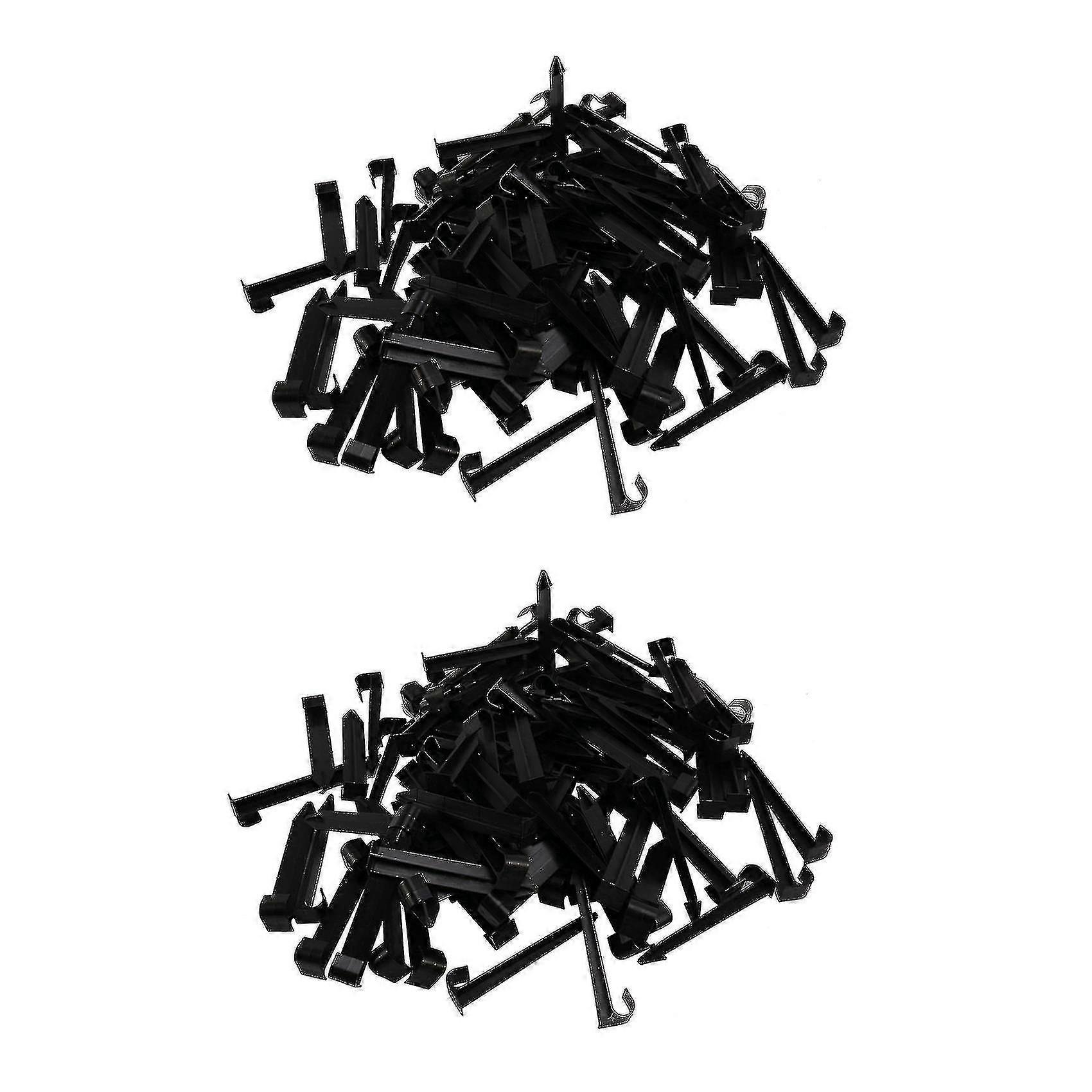 100pcs Dn16 Tube Pipe Hose Holders C Type Ground Stakes