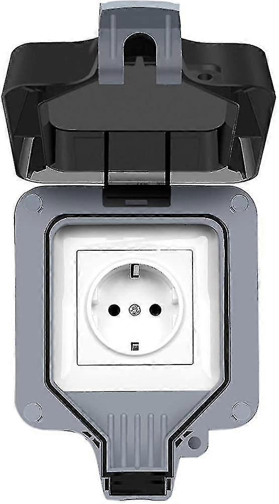 Waterproof Socket With Switch Control Lamp, Ip66 Flood Control Weatherproof