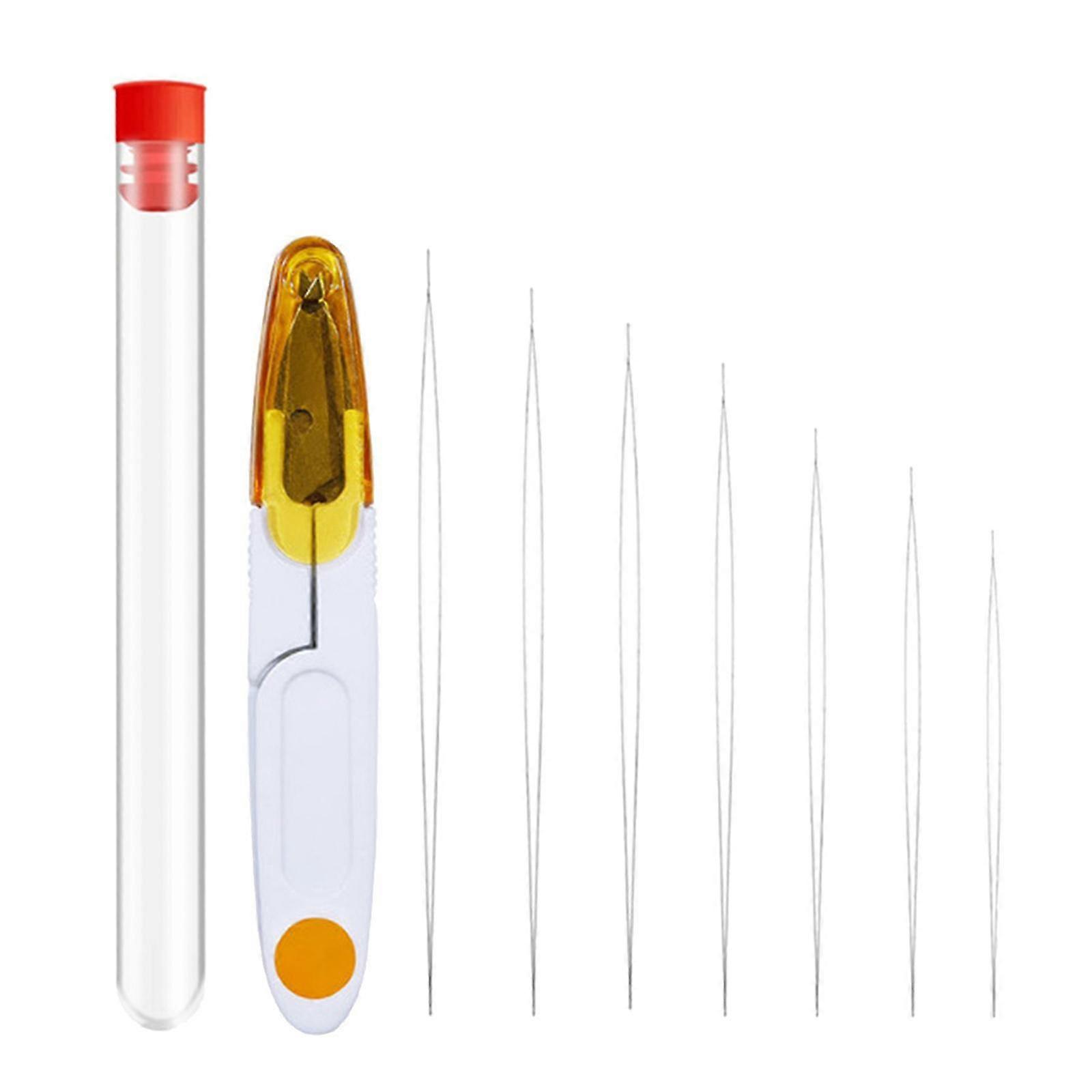 Beading Needles Assorted Size Necklace Threading Tool Thin Needle 35pcs