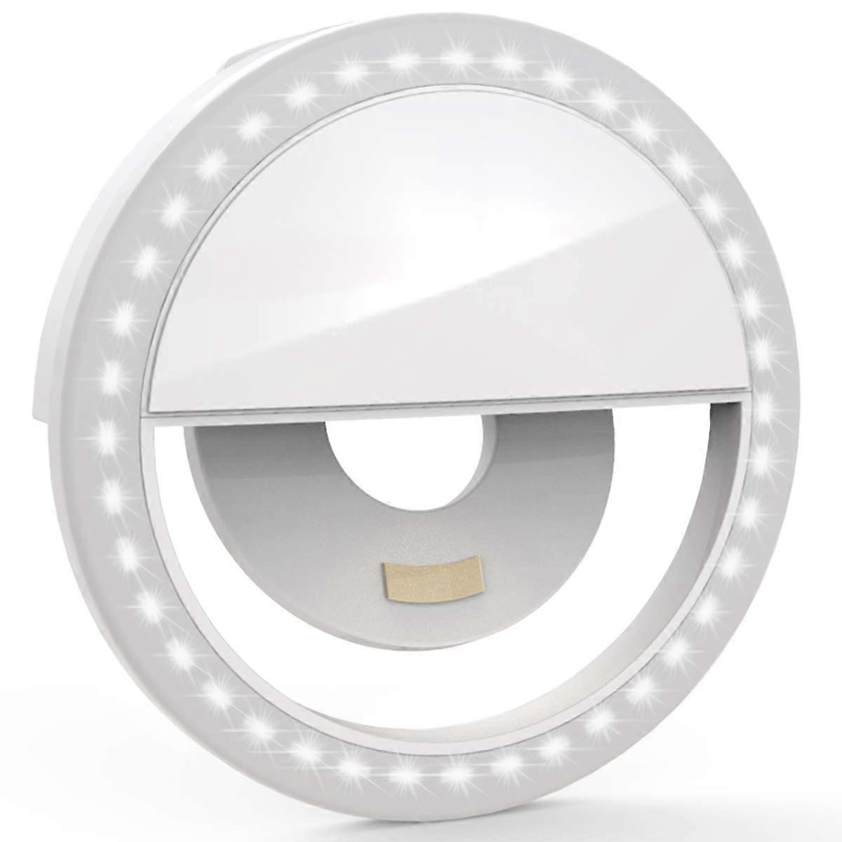 Selfie Ring Light  Rechargeable Portable Clip-on Selfie Fill Light
