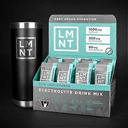 LMNT Zero-Sugar Electrolytes Raw Unflavored Salt 30 Sticks | ZA