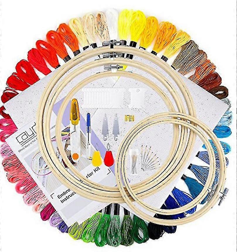 Embroidery Starter Kit Cross Stitch Tool Kit For Beginners