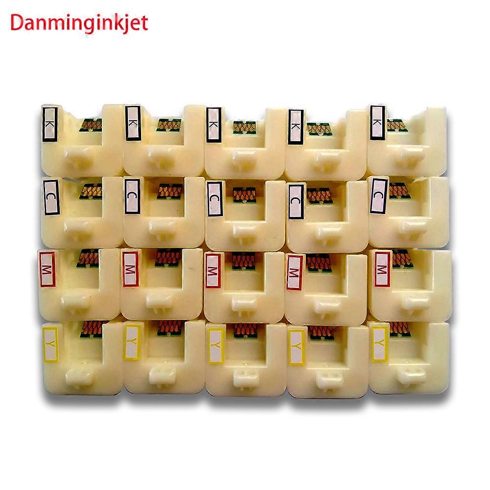 40pcs cartridge Chip with holder For Epson SureColor F6070 F6200 F6270 F7070 F7200 F7270 F9200 F9300 F9370 ink tank chip