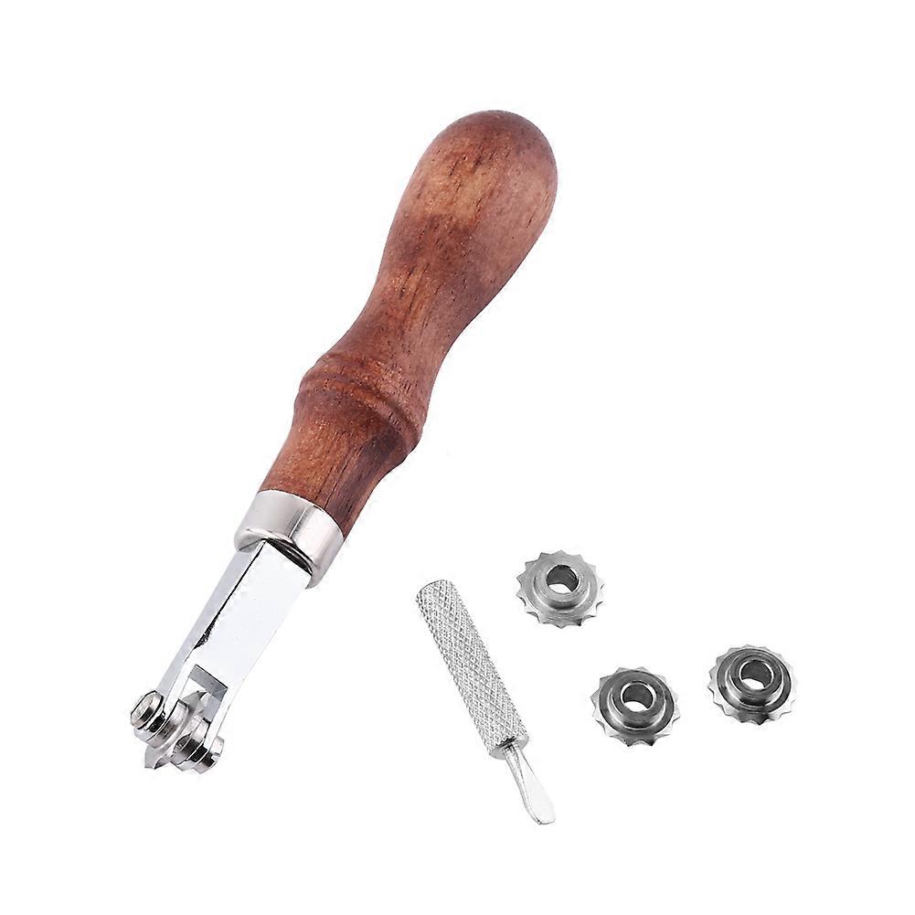 1pc Leathercraft Spacer Prägesystem Set Leder Nähen Design Werkzeug