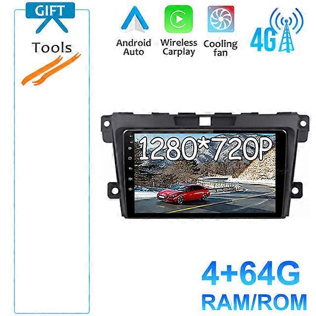 Android 12 For MAZDA CX-7 2007-2014 Car Carplay Radio Multimedia Stereo Player WiFi GPS Navigation Video NO DVD
