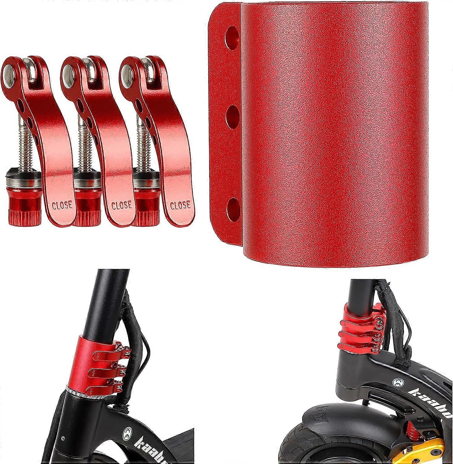 Red Mounting Bracket for Kaabo Mantis 10 Electric Scooter Foldable Base Stand Stabilizer Accessories Spare Parts Retrofit