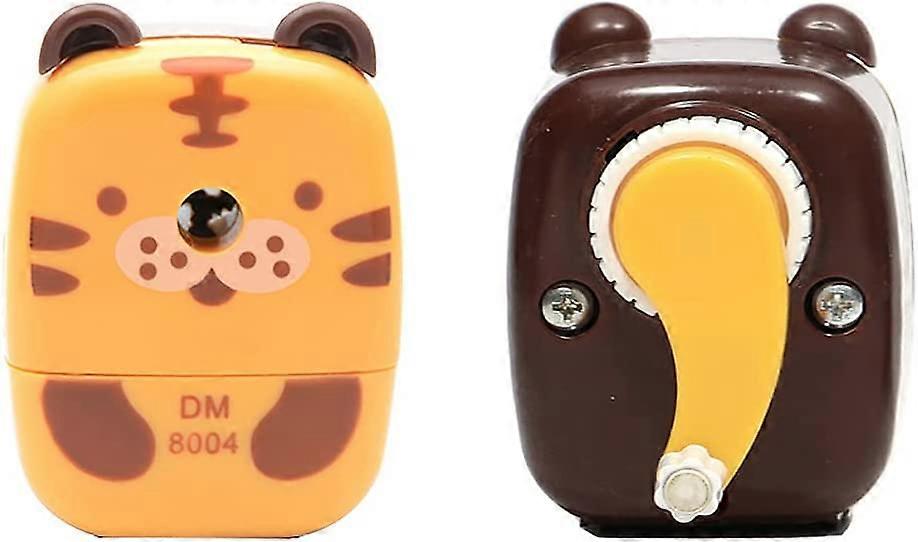 Pencil sharpener with cartoon animal handle