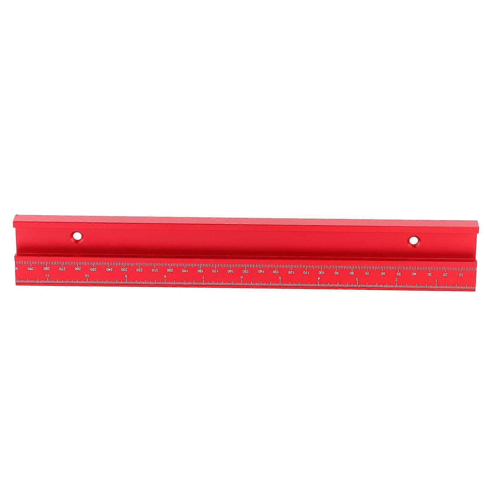 Woodworking Chute Aluminum Alloy Guide Rail Push Handle Table Saw Fixture Slot Parts 300mm