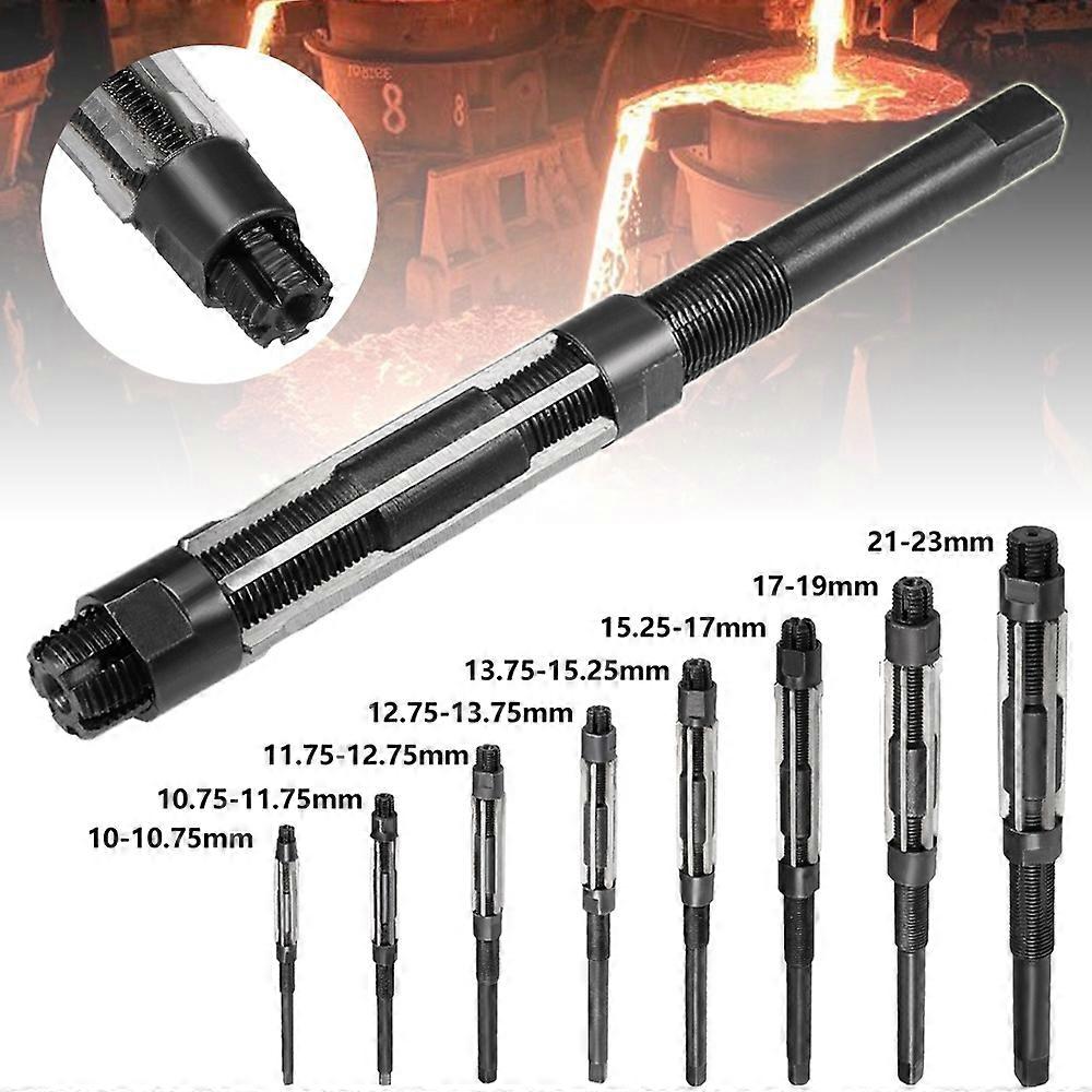 HSS Square End 6 Flutes Adjustable Hand Reamer Metal Hole Cutting Tool