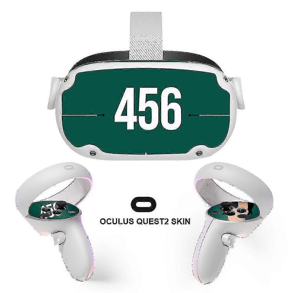 VR نظارات مقبض تحكم الكرتون الجلد حماية ملصقات ملصقات ل Oculus Quest 2