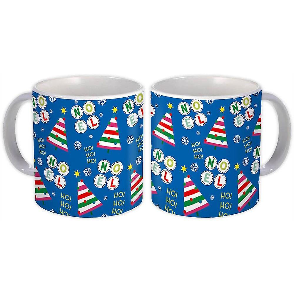 Gift Mug: Striped Christmas Tree Winter