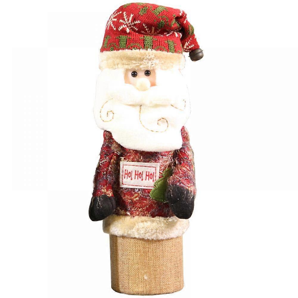 Decorative Hanger Creative Santa Claus Red Wine Packaging Box Xmas