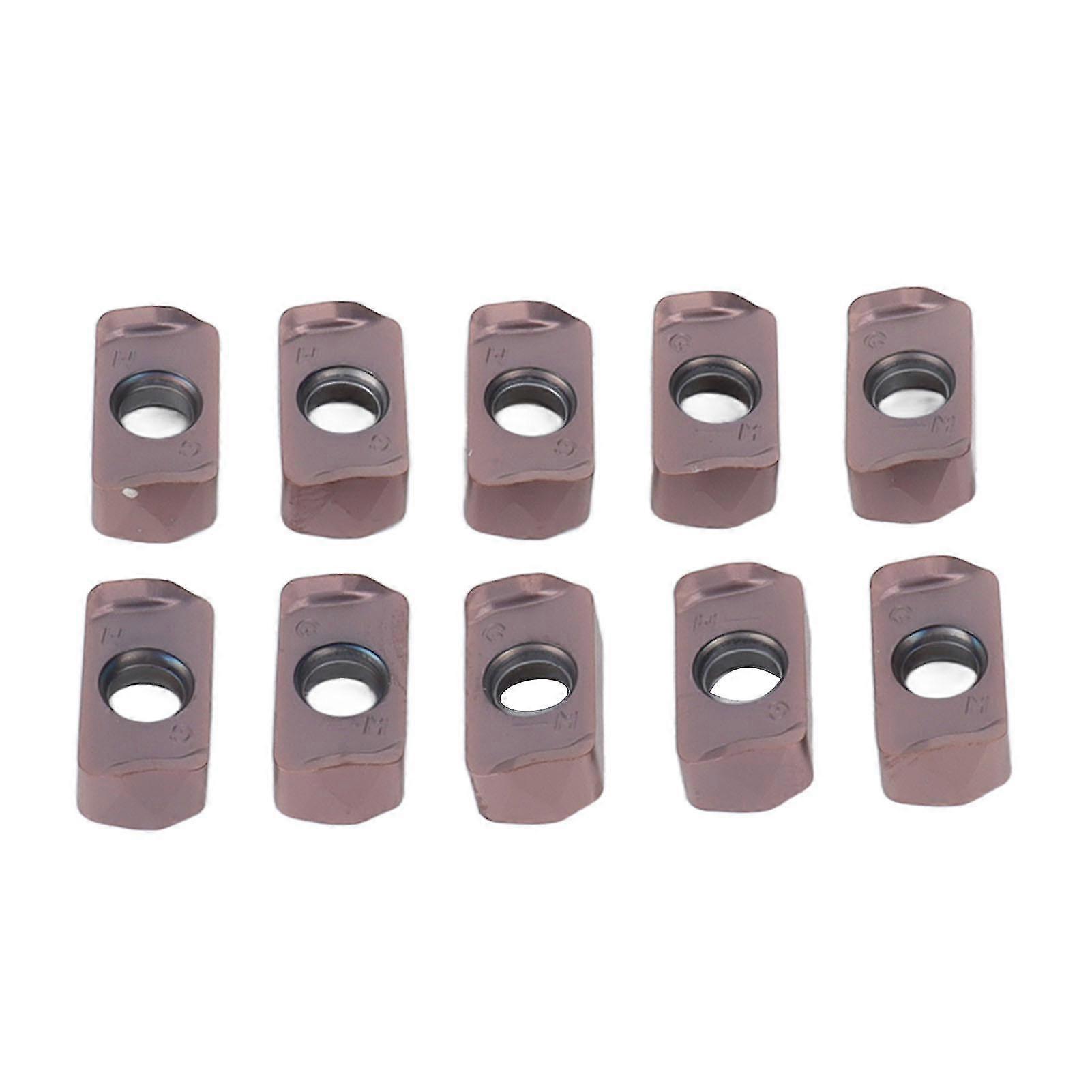 Carbide CNC Tool Blades Lathe Turning Inserts - 10 Pcs with Coating (LOGU030310)
