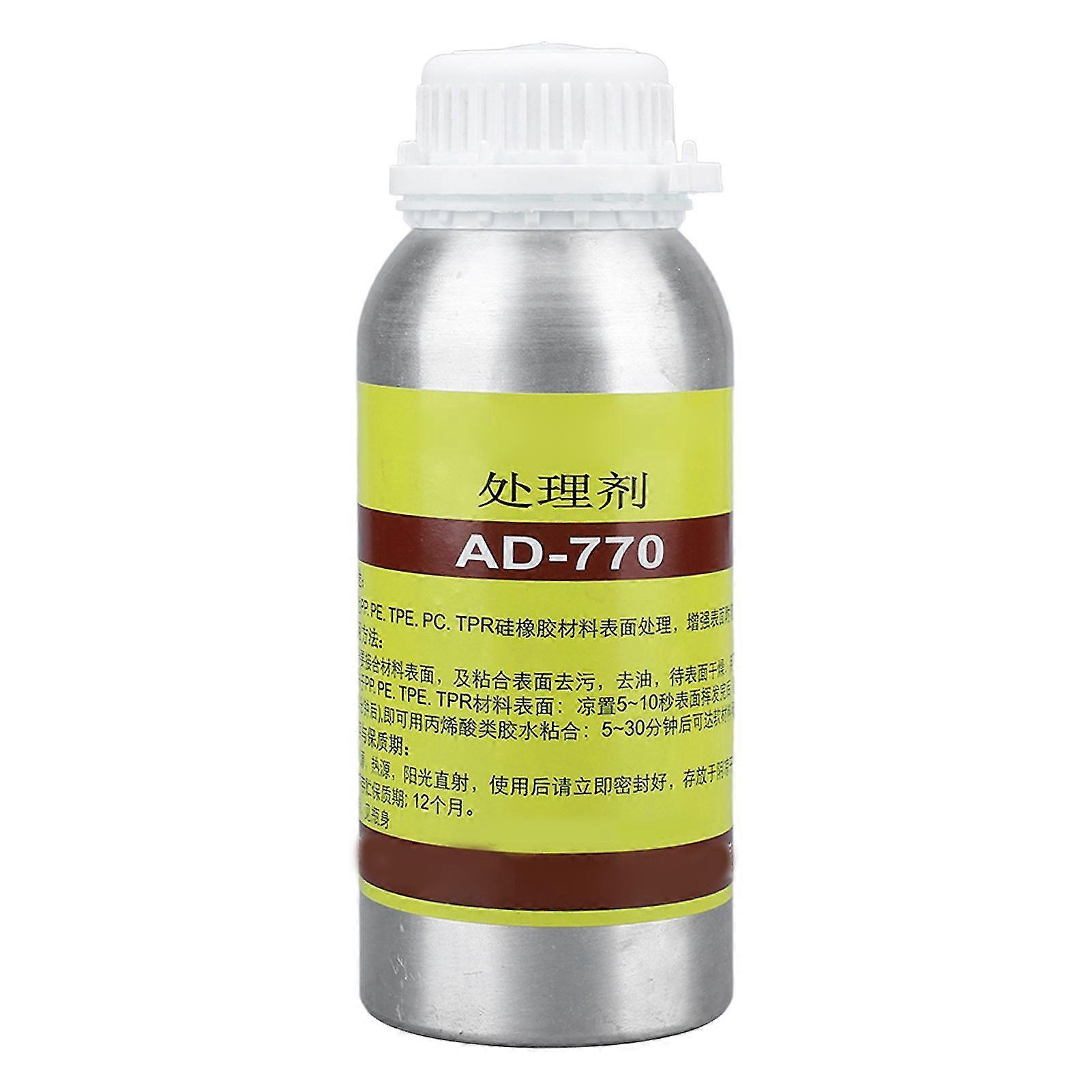 Glue Accelerator 500ml Powerful Fast Curing Adhesion Enhancer Promoter Adhesive Activator for PP PE TPE PC TPR