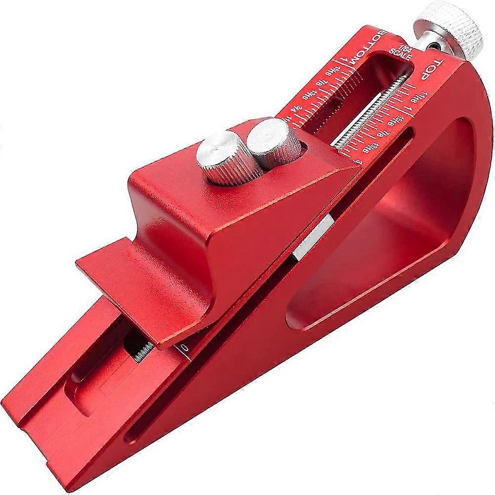 Adjustable Setup Block Height Gauge, 164 Inch To 1-116 Inch Range For Woodworking Router Drilling
