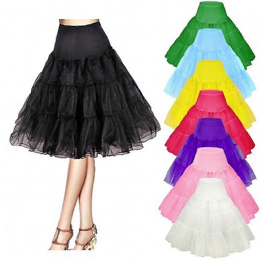 66 cm retro underskjørt/50-talls swing vintage underskjørt/rockabilly tutu/fint nettkjole