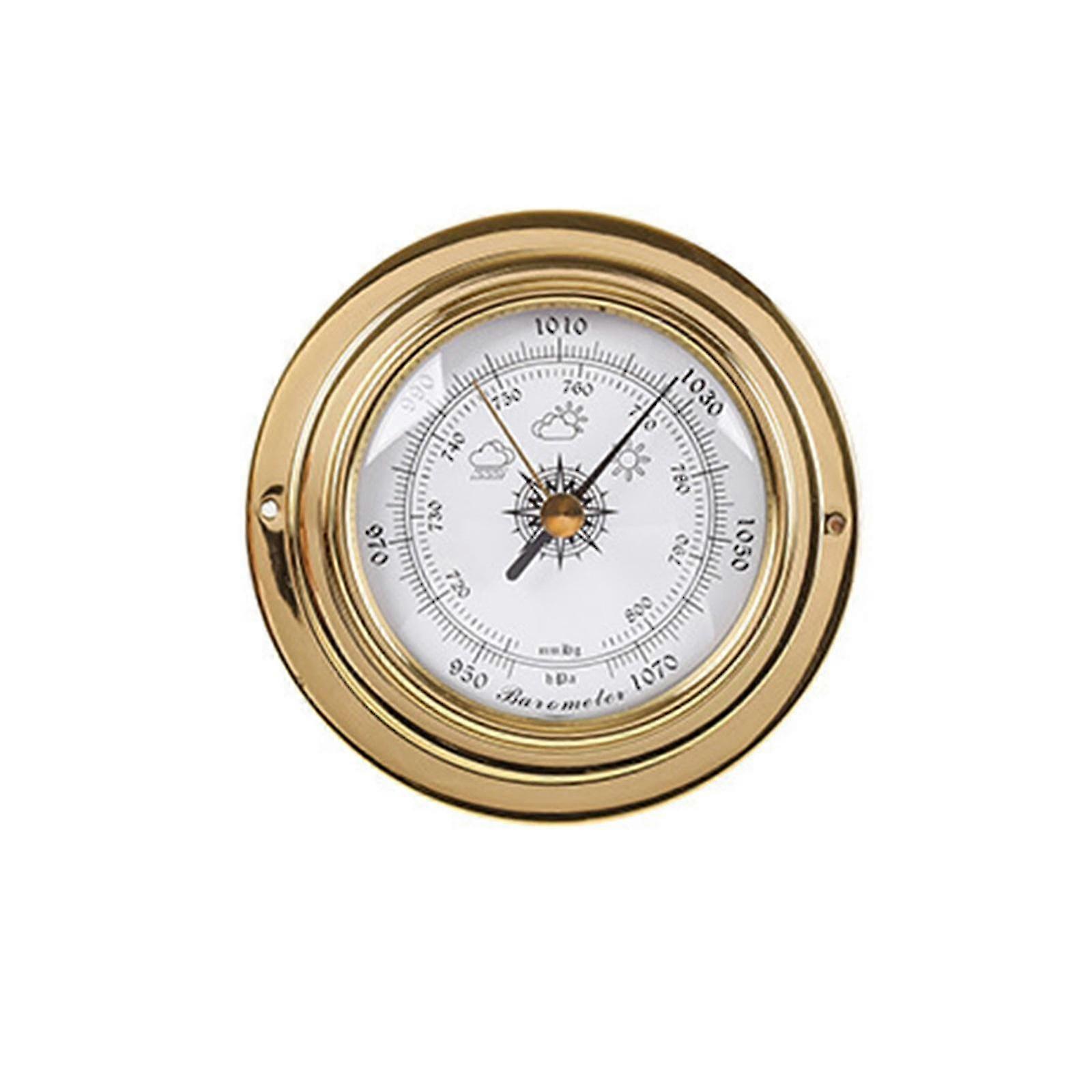 Black Friday 2023 Bærbart Marine Wall Barometer Clock Meter Termometer Hygrometer Kit 4pc