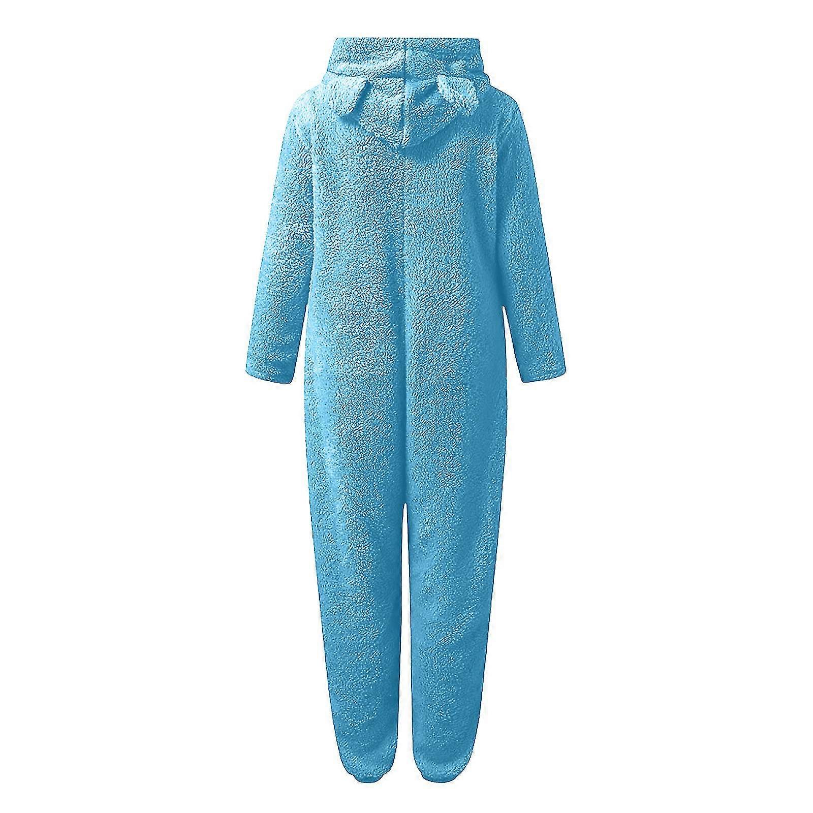 YJING Dames eendelige jumpsuit pyjama onesie winter warm