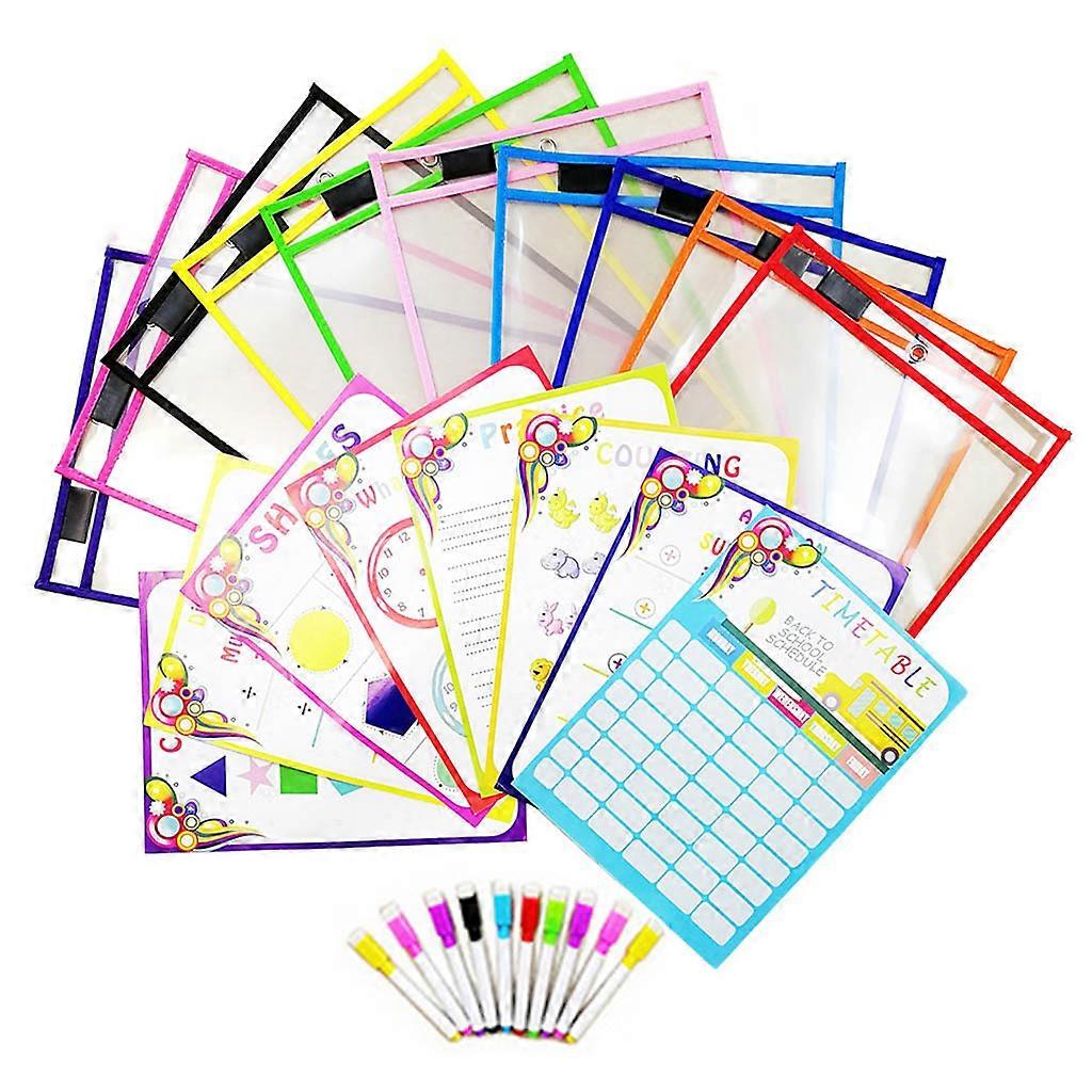 Transparent Dry Brush Bag for Early Children's Development Cute Activity Bag