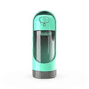 Pet Accompanying Cup Water Cup Outdoor Drinking Cup Pet Water Cup Dog Water Cup Hanging Out Portable Drinking Fountain 1 Piece Green