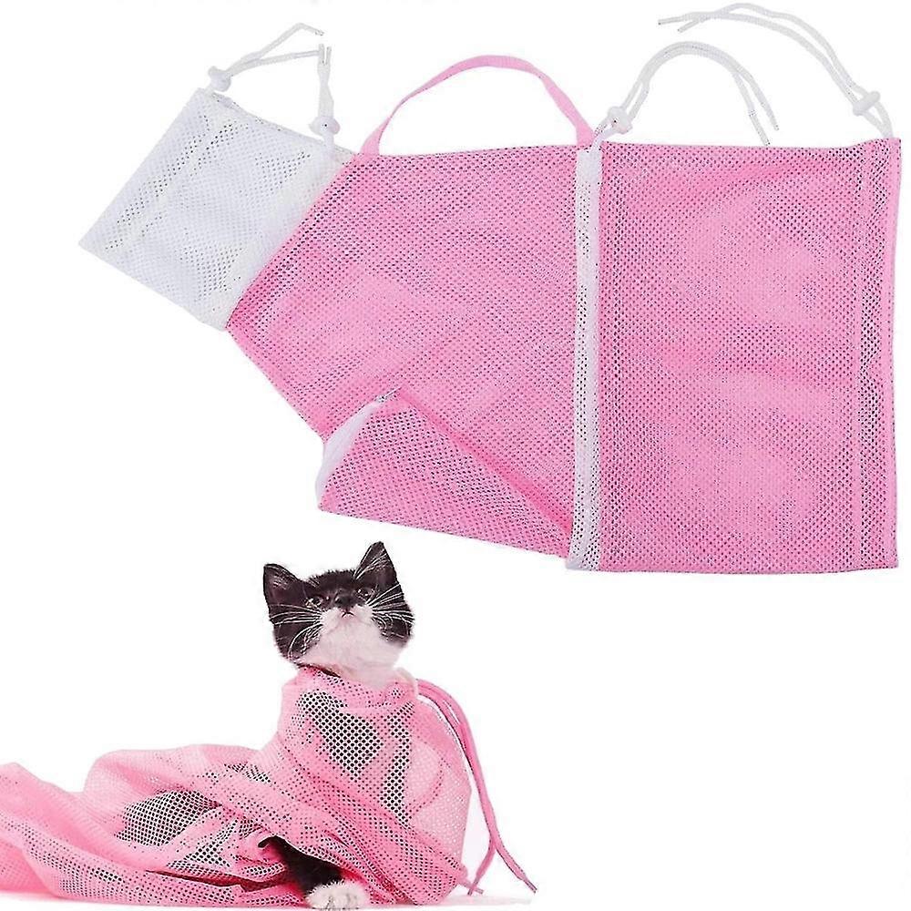 Cat Bathing Bag Cat Er Net Bag, Anti-bite Anti- Adjable Able Ging Bag For Pet Bathing