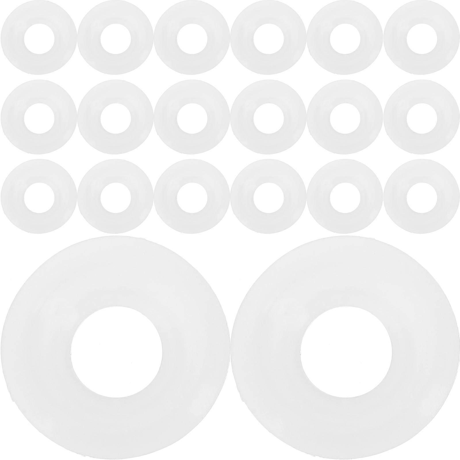24pcs Beer Bottle Seal Gaskets Soda Bottle Replacement Gaskets Leak-proof Swing Washers