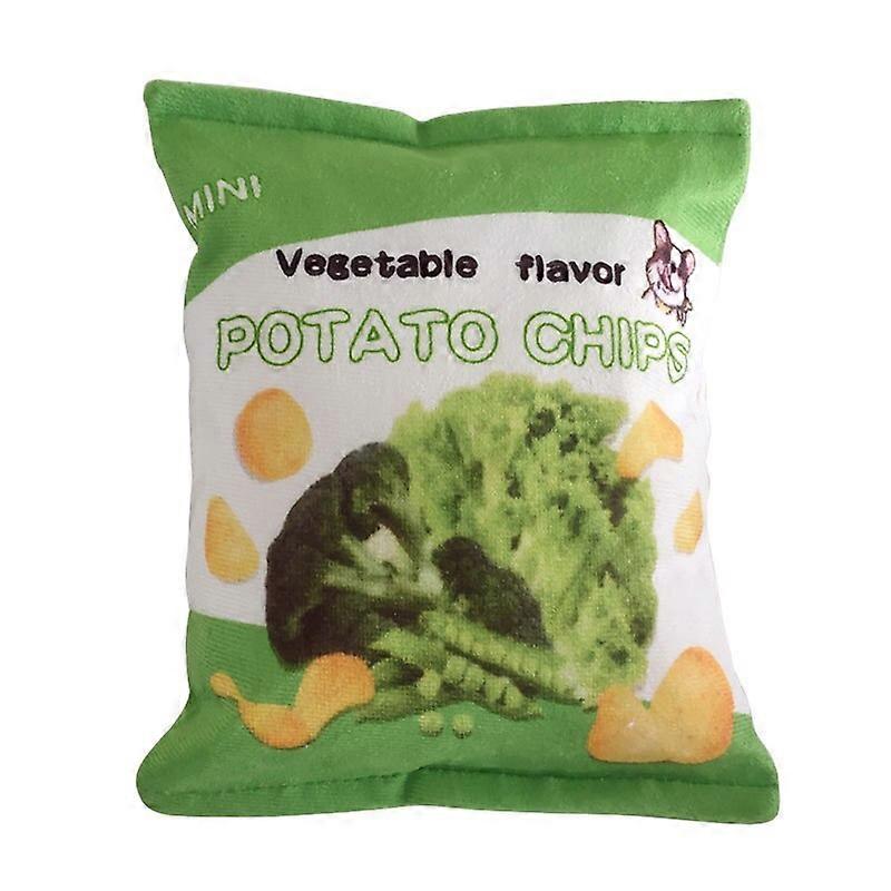 Pet Sound Paper Toy Potato Chips Simulation Fruit Bite Resistant Machine Wash Plush Toy For Cats And Dogs Grinding Teeth Dog Supplies