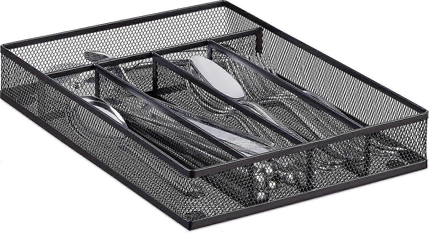 Drawer Organizer, Cutlery Tray Silverware Flatware Storage Divider For