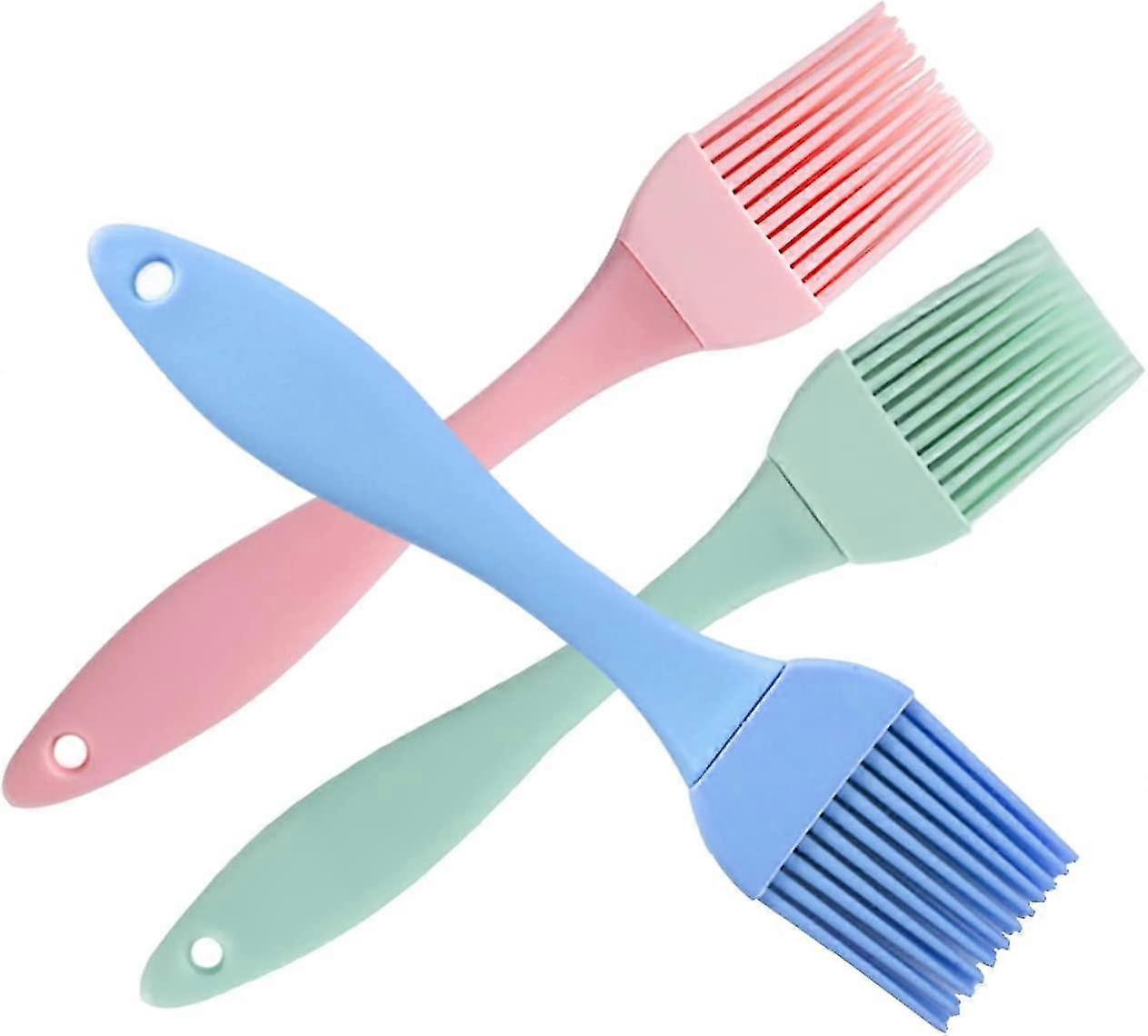 3pcs Festive Silicone Basting Brush Pastry Brush Baking Gadgets