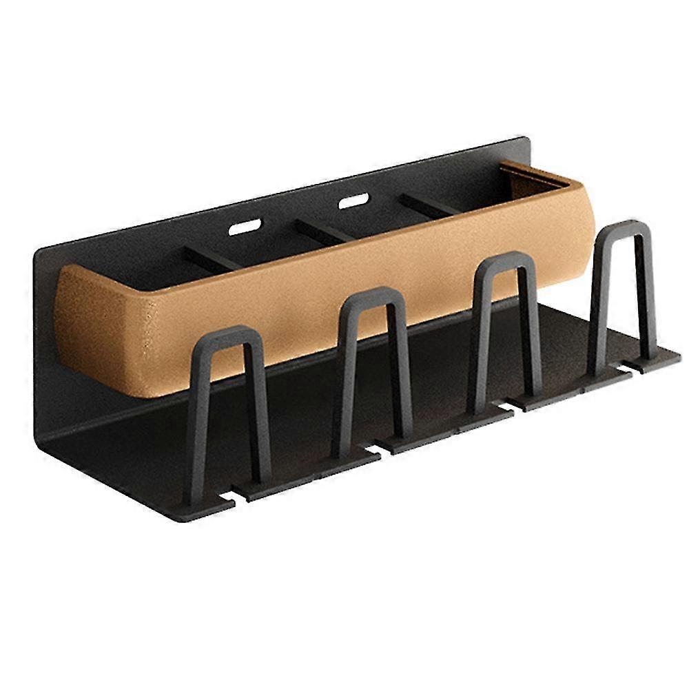 Toothbrush Holder Bathroom Toothpaste Storage Rack With Cup Holder