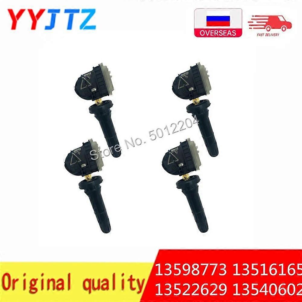 Motor Vehicle Sensors 4pcs 13598773 TPMS Tire Pressure Monitoring Sensor 433 MHz For Cadillac CT6 XT5 SRX Chevrolet Malibu Opel Antara Bolt Mokka