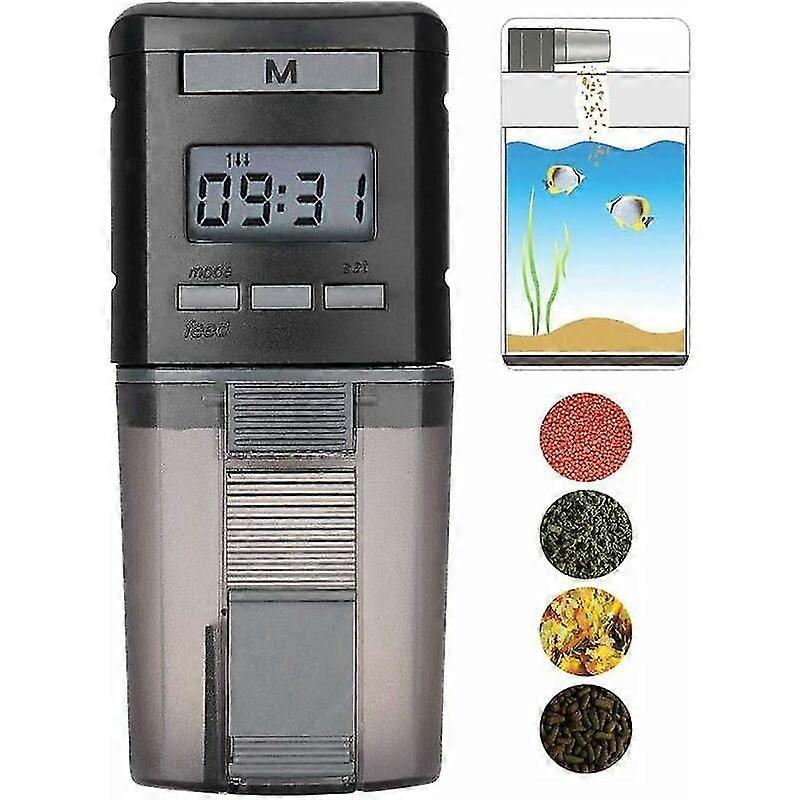 Automatisk akvariefisk matmatare matare med automatisk fisktimer fiskmat för akvarium