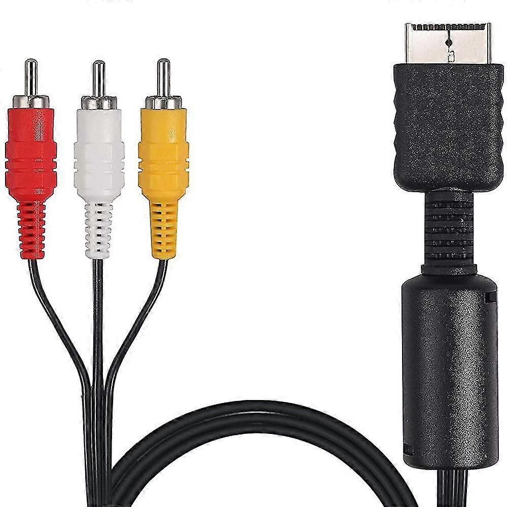 Audio Video Rca Cable For Ps2 Three-row Cable Playstation