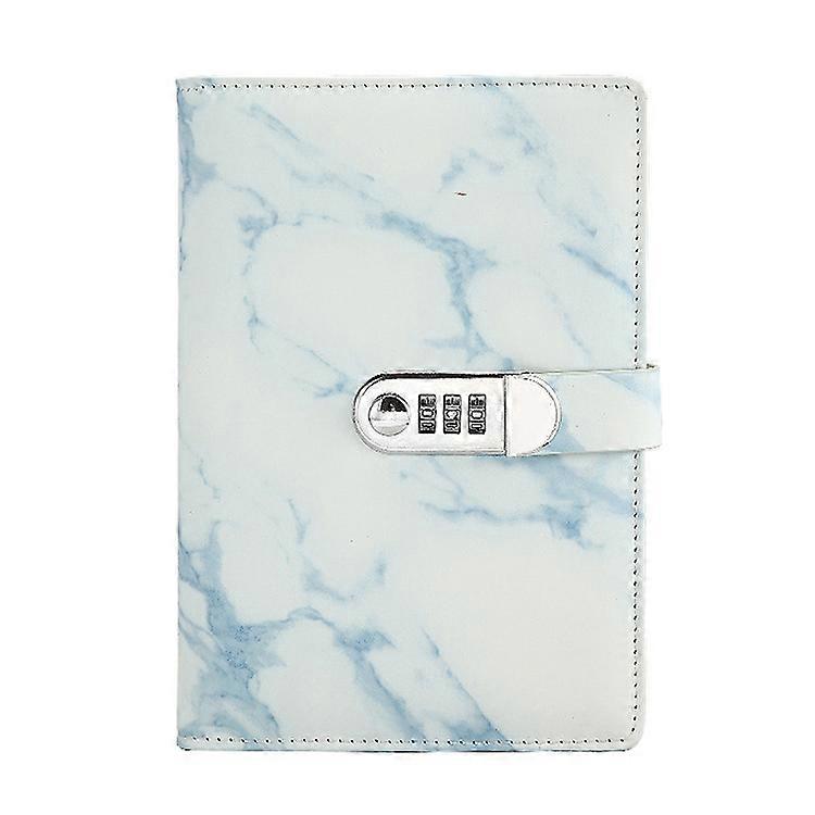 A5 Marble Texture Retro Password Lock Notebook
